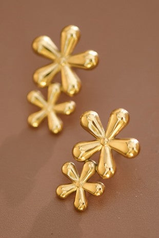 Movement Floral Stud Earrings
