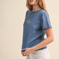 Amalfi Coast Embroidery Tee