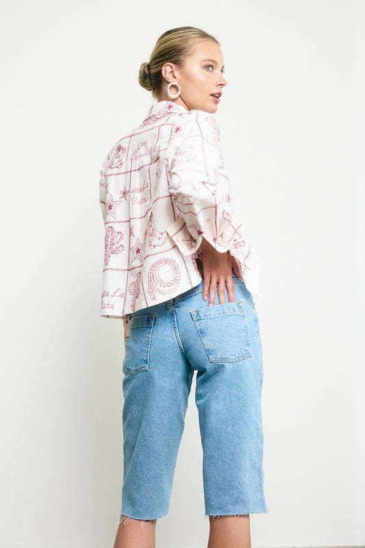 Lou Embroidered Shirt