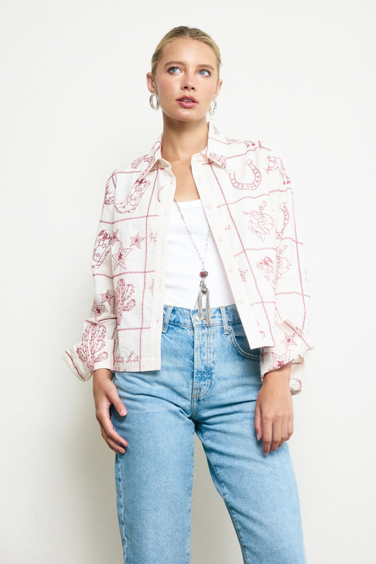 Lou Embroidered Shirt