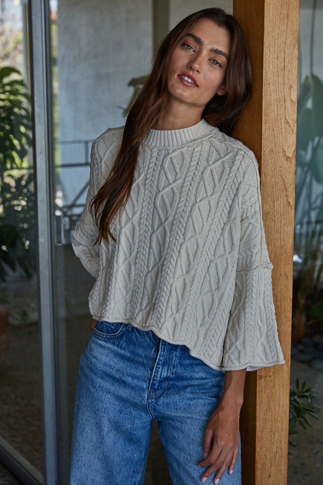 Lioness Cable Knit Sweater