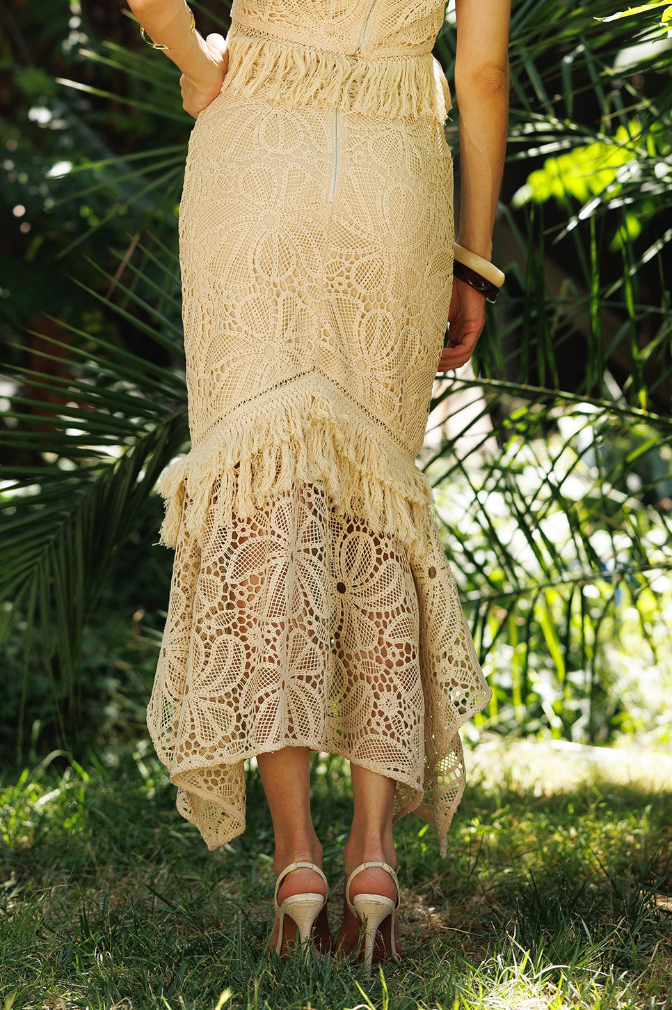 Ava Crochet Maxi Skirt