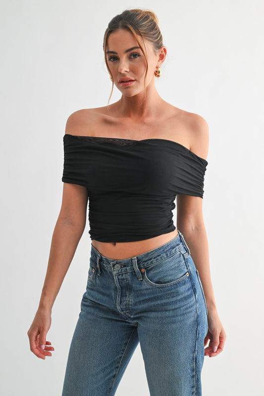 Nolan Mesh Top