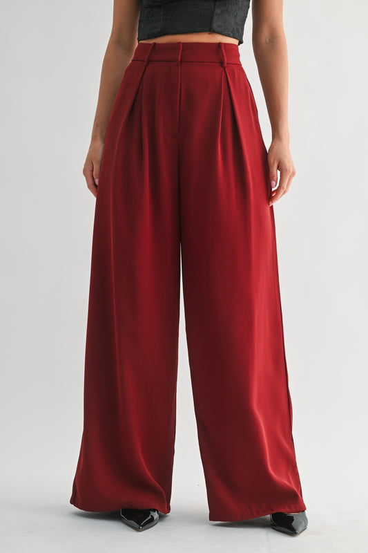 Carly Pleated Trousers