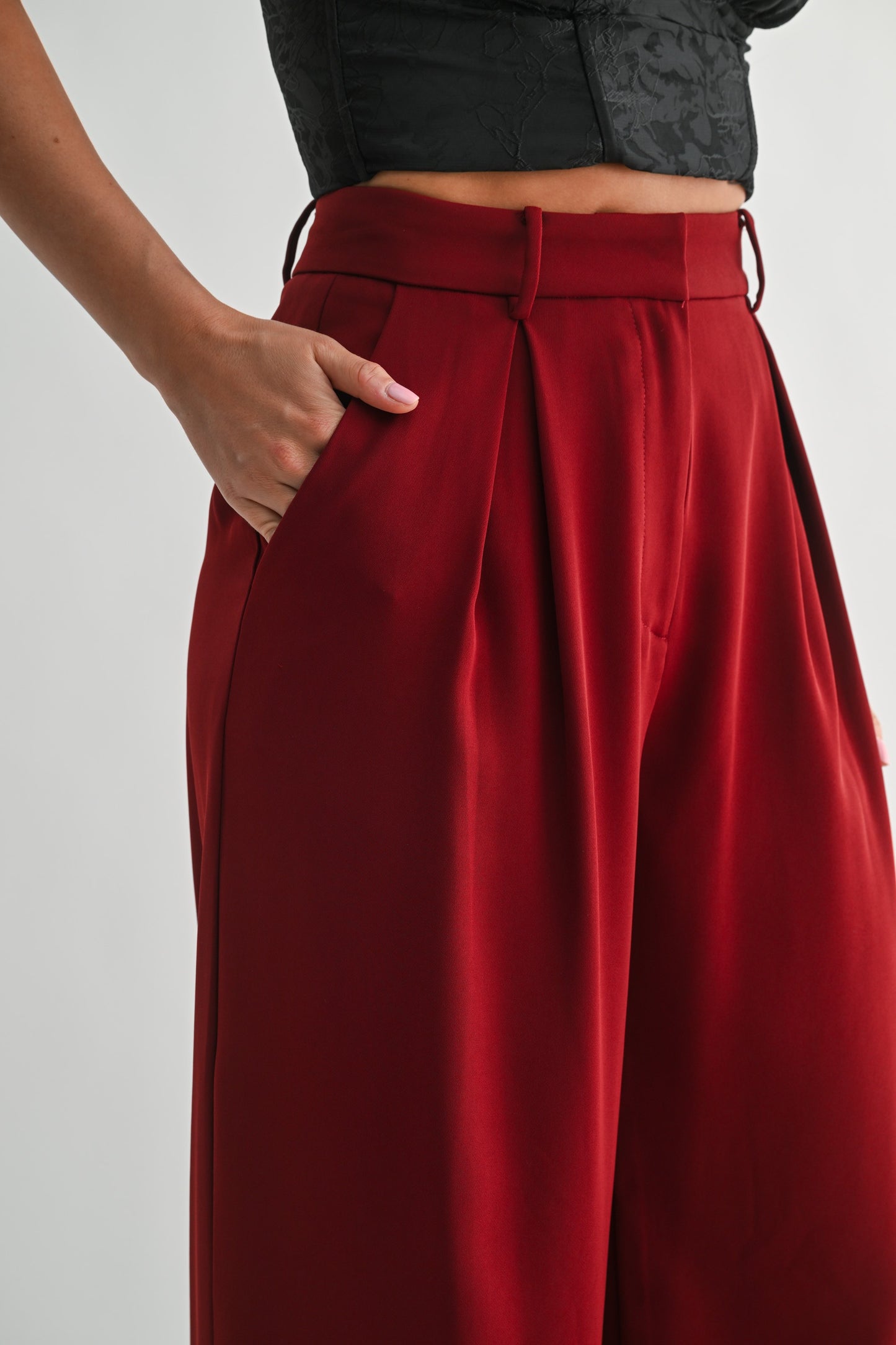 Carly Pleated Trousers