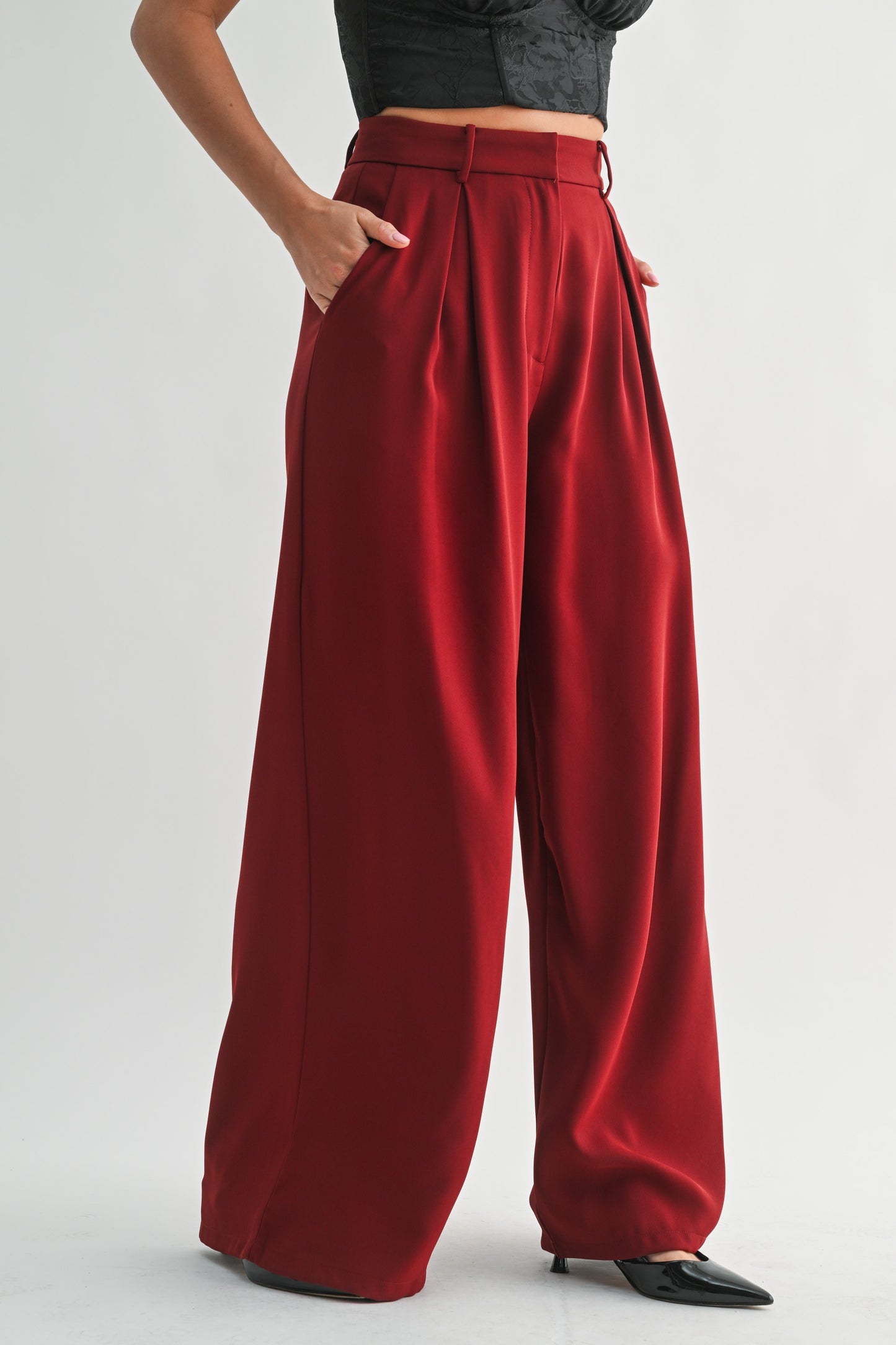 Carly Pleated Trousers