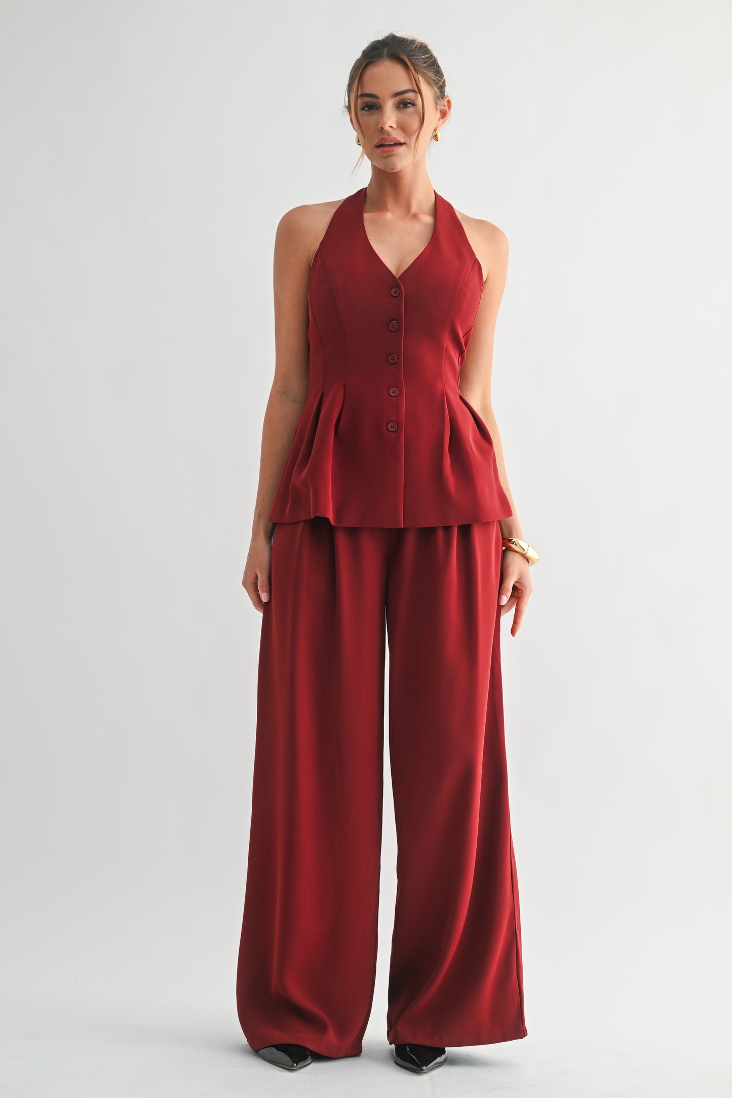 Carly Pleated Trousers