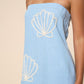 Cove Embroidered Tube Maxi Dress