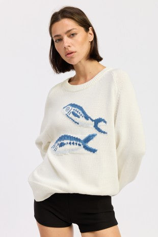 Fishtails Knit Sweater
