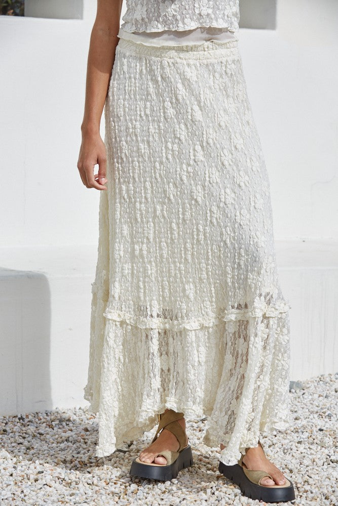 Gisele Floral Lace Skirt