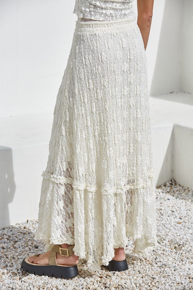 Gisele Floral Lace Skirt