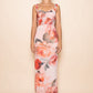 Kiara Floral Mesh Maxi Dress