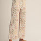Gracie Pastel Floral Patchwork Wide Leg Pants