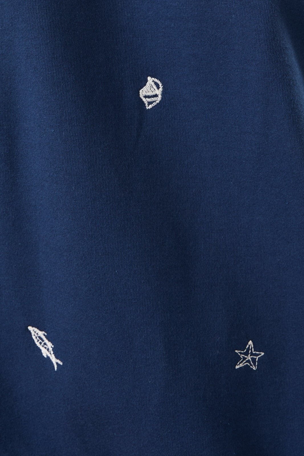 Shell Island Embroidered Crewneck