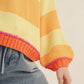 Sunset Striped Sweater
