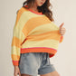 Sunset Striped Sweater