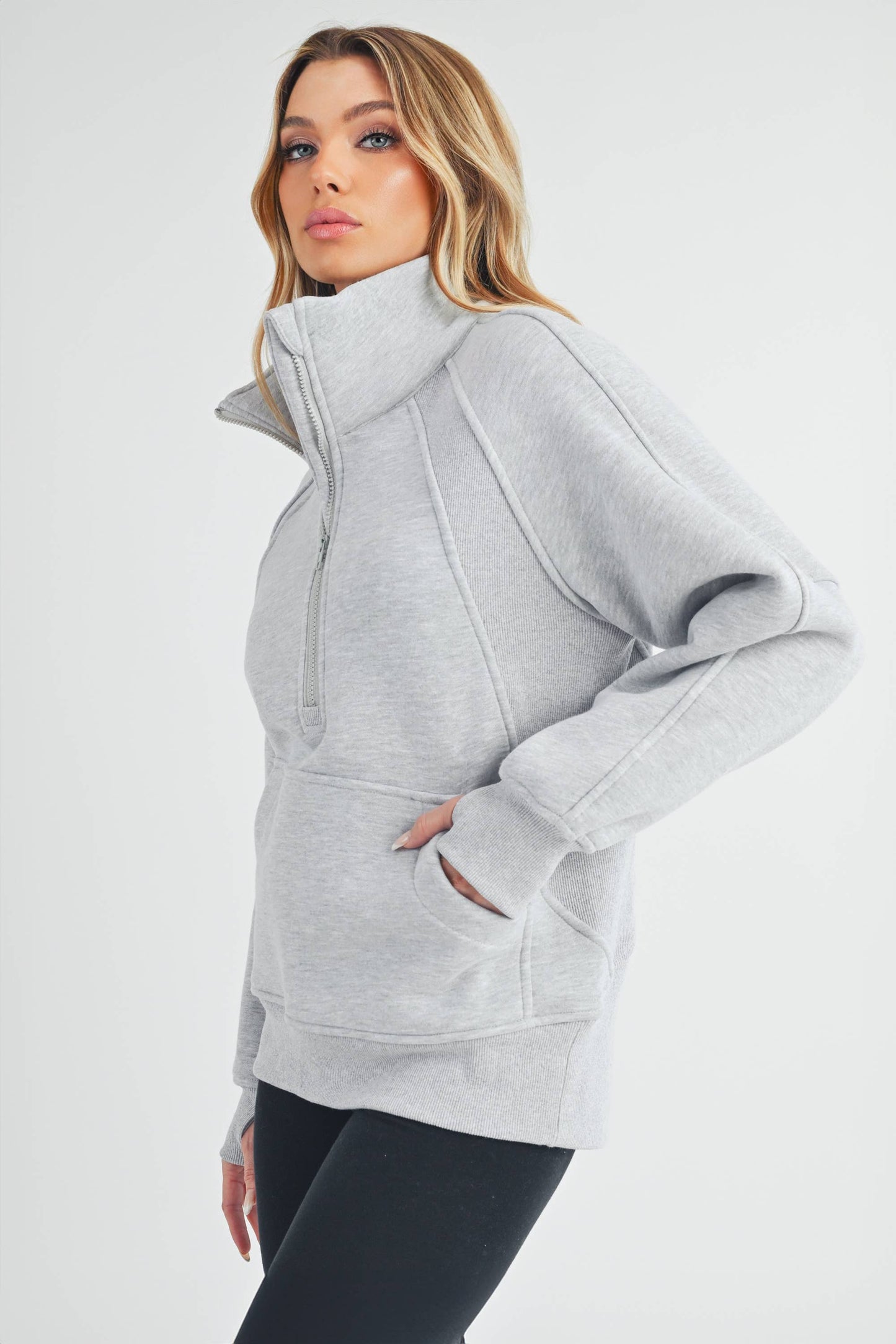 Leah Half-Zip Sweater