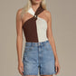 Split Decisions Halter Top