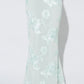 Bre Floral Jacquard Embroidery Maxi Skirt