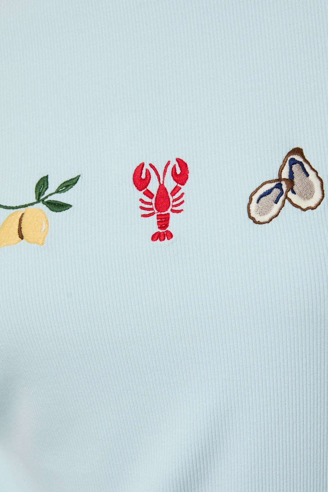 Seaside Muse Embroidered Tee