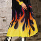 Heatwave Flame Mesh Dress