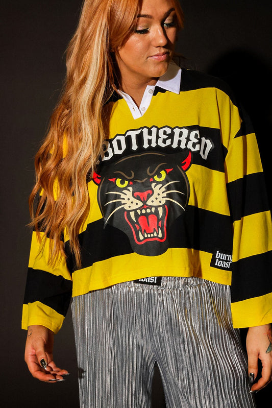 Unbothered Long Sleeve Polo Shirt