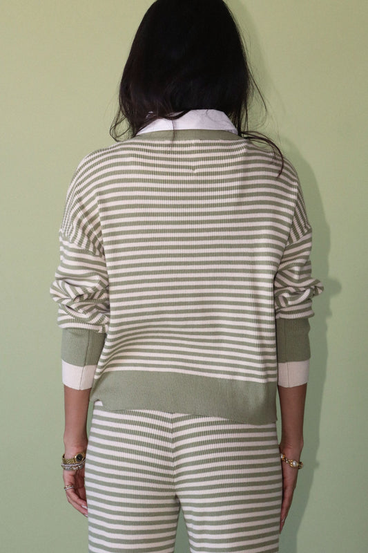 Leona Collared Sweater Top