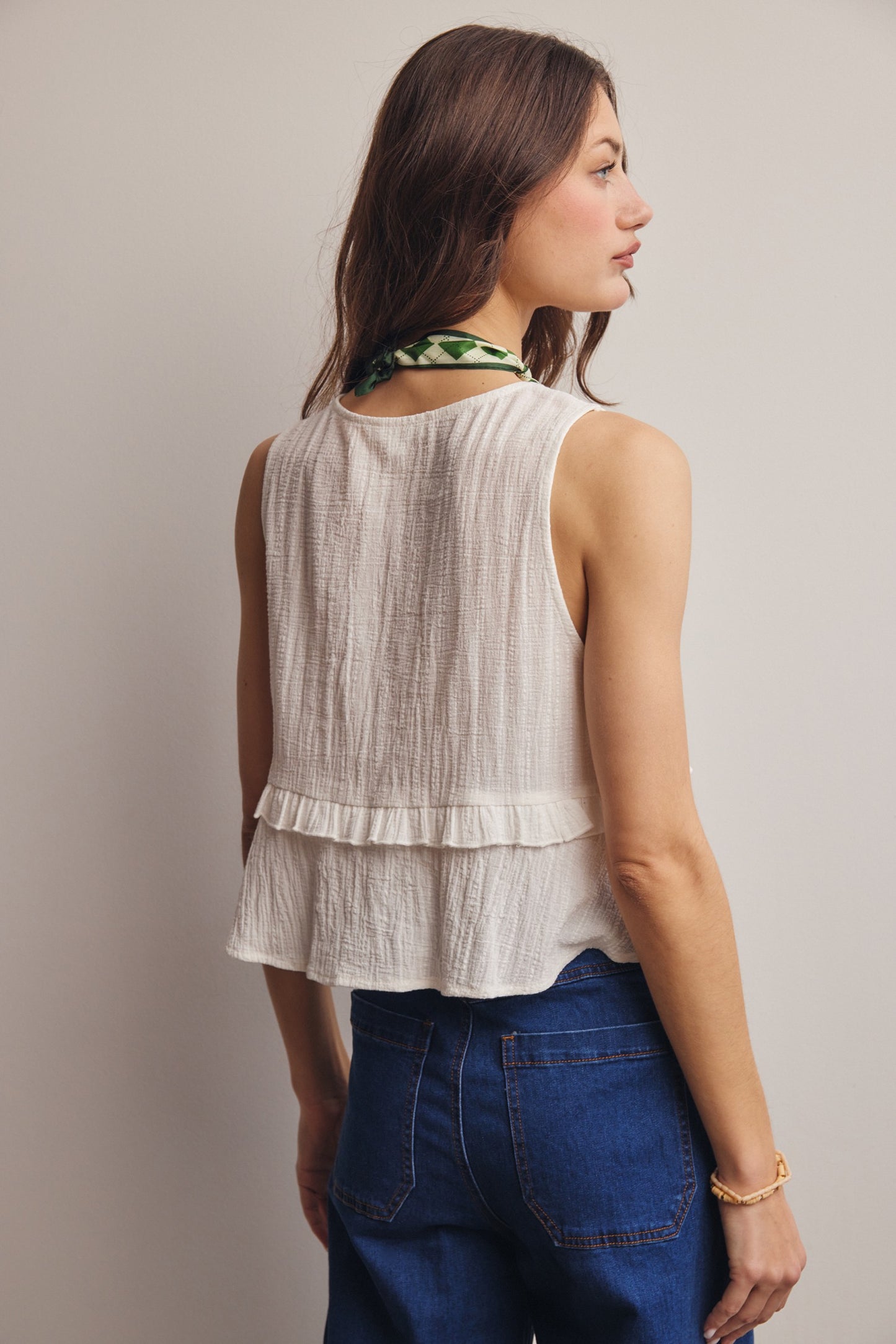 Fiona Lace Sleeveless Top