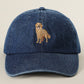 Golden Retriever Embroidered Denim Baseball Cap