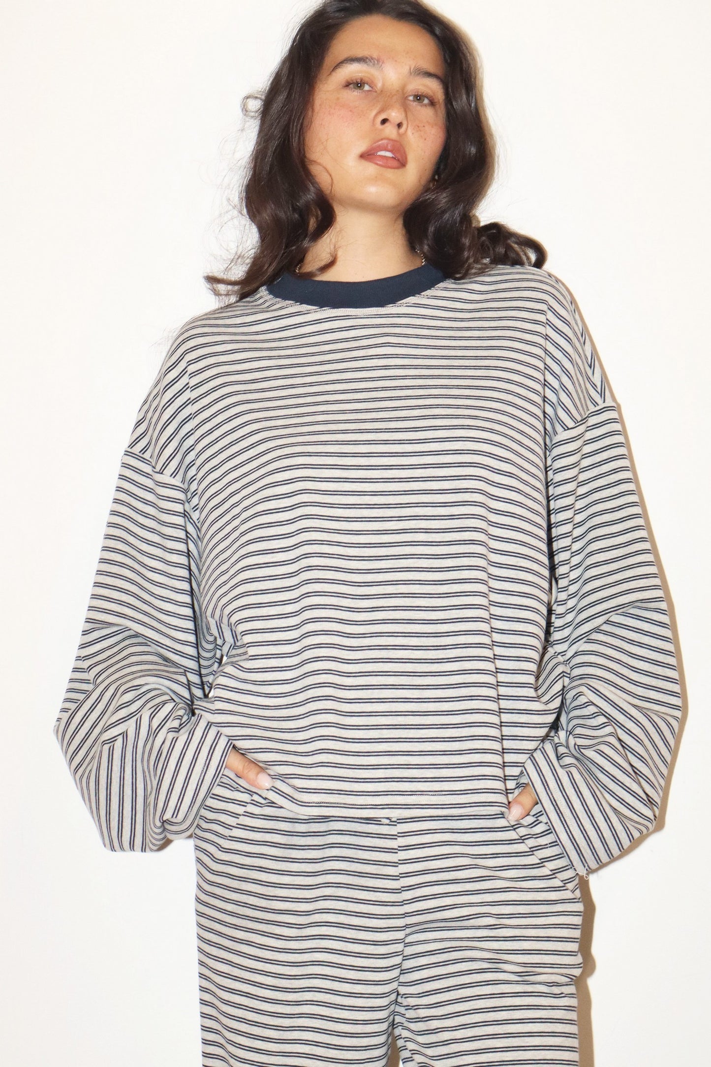 Kendall Striped Lounge Top