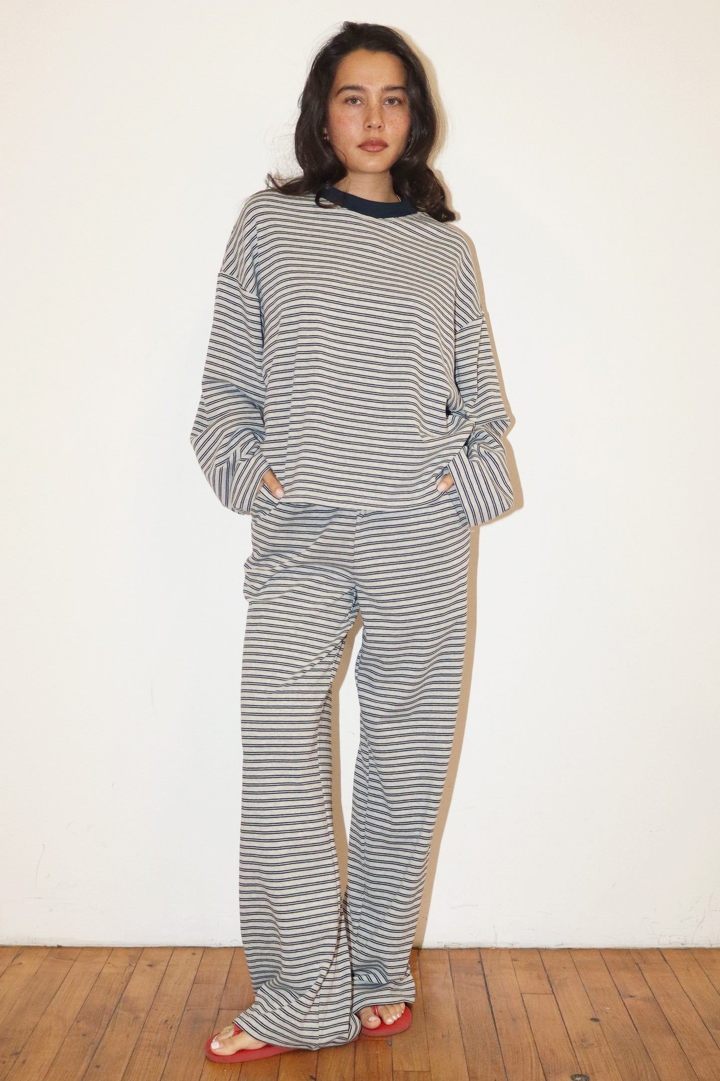 Kendall Striped Lounge Top
