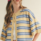Gretchen Striped Cardigan