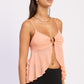 Betsy Cutout Ring Butterfly Tank