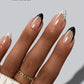 Polka Dot French Tip Press-On Nails