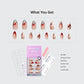 3D Cherry French Soft Gel Press-On Nails