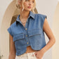 Morgan Denim Top