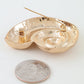 Polished Conch Shell Brooch