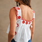 Skylar Embroidered Crop Top