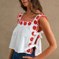 Skylar Embroidered Crop Top