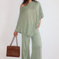Millie Wide Leg Drawstring Pants