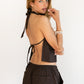 Solstice Split Front Halter Top