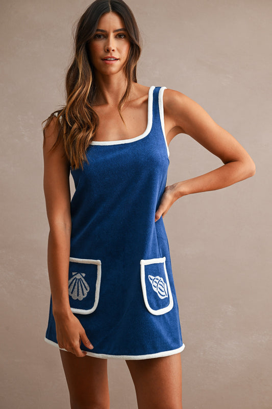 Cape May Terry Knit Mini Dress