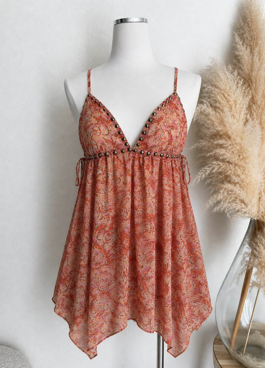 Josie Handkerchief Hem Babydoll Cami