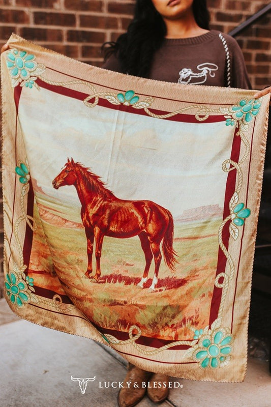 Horizon Vintage Horse Wild Rag