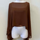 Westwood Chiffon Sheer Poncho And Cami Set