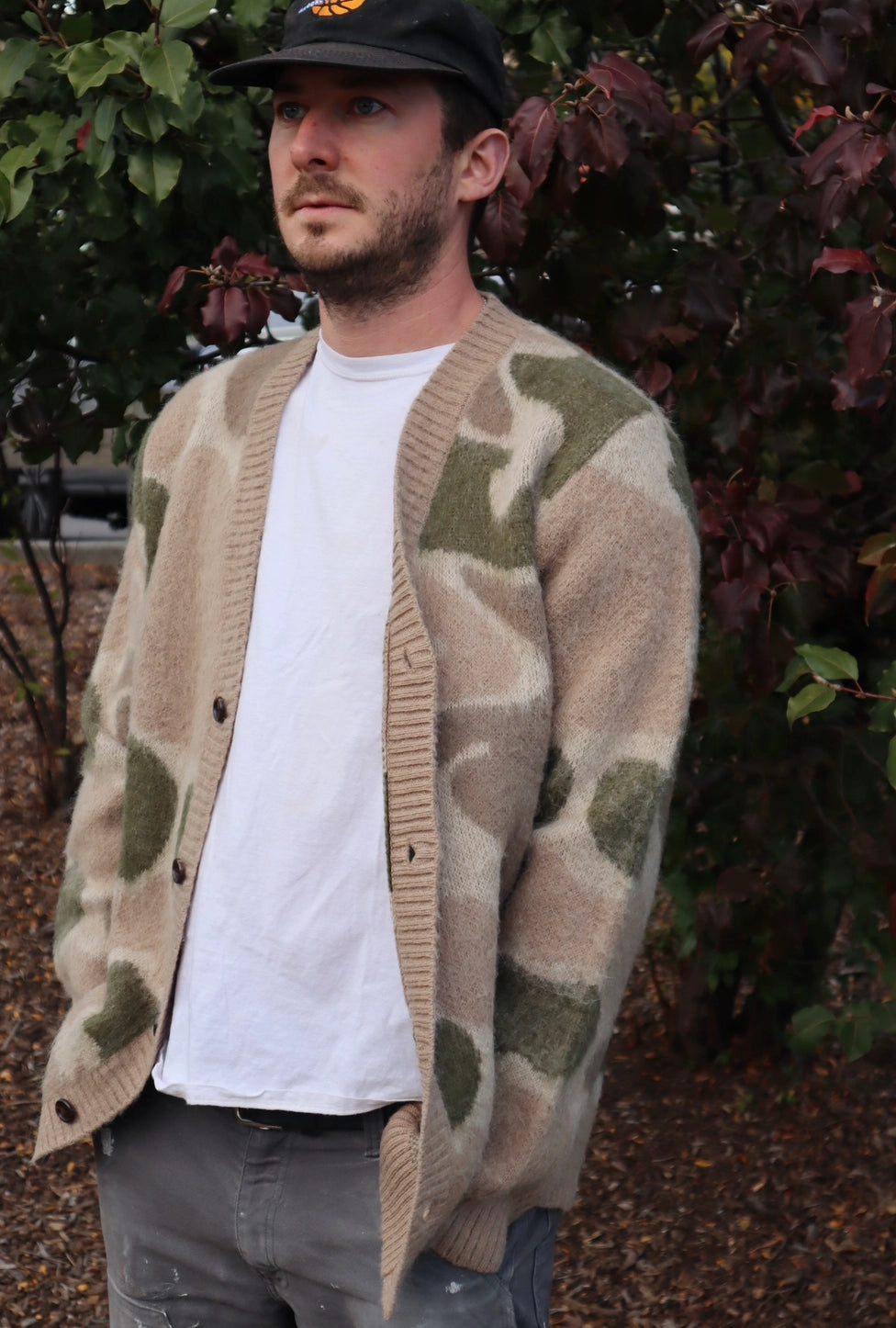 Good Days - Camo Mohair Cardigan