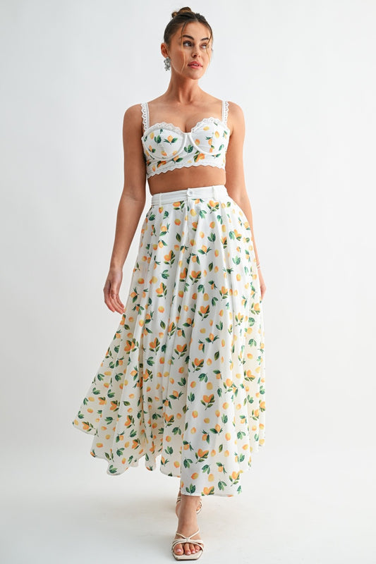 Citrus Bloom Skirt