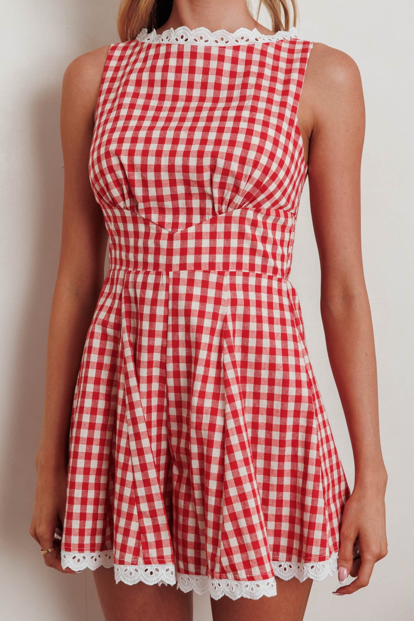 Annabelle Gingham Romper