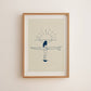 "Surf and Sun" Minimal Vintage Coastal Inpsired Art Print