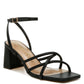 Alyona Low Block Heel Strappy Sandals